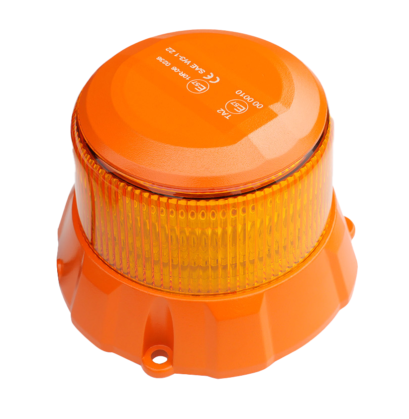 10-30V Amber LED Heavy Duty Beacon Stud Mount
