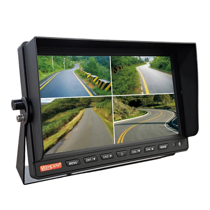 10" Quad View AHD Monitor With DVR Function