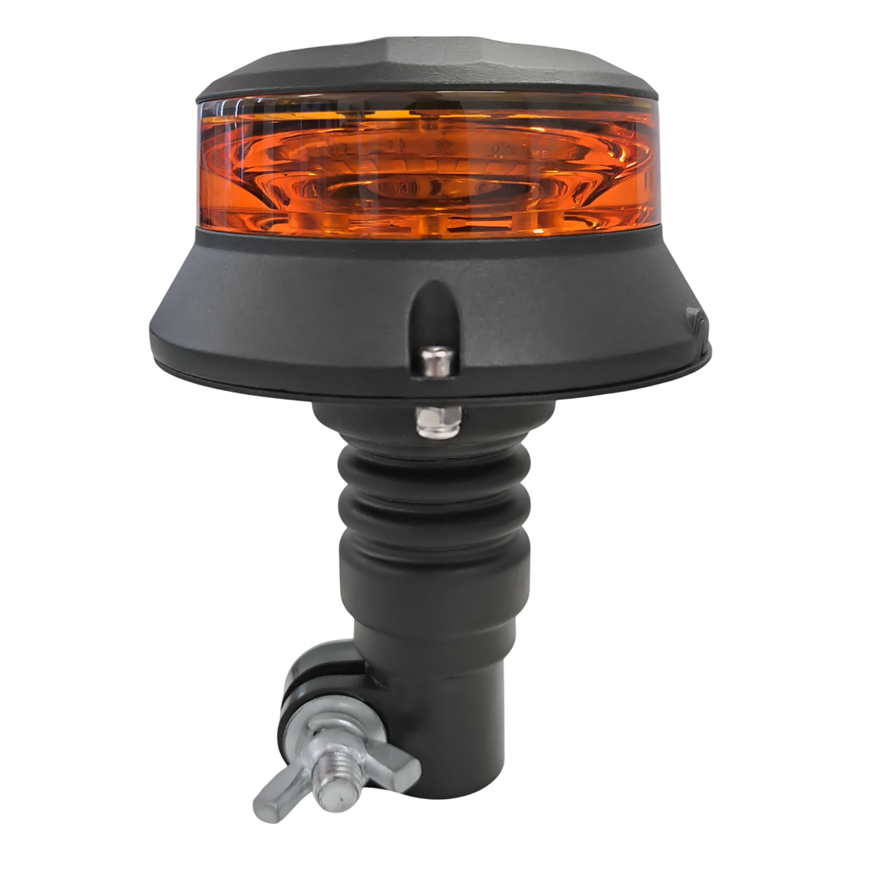 10-30V Amber LED Pole Mount Beacon