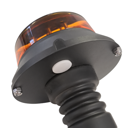 10-30V Amber LED Pole Mount Beacon