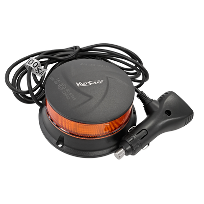 10-30V Amber LED Beacon Magnet Mount