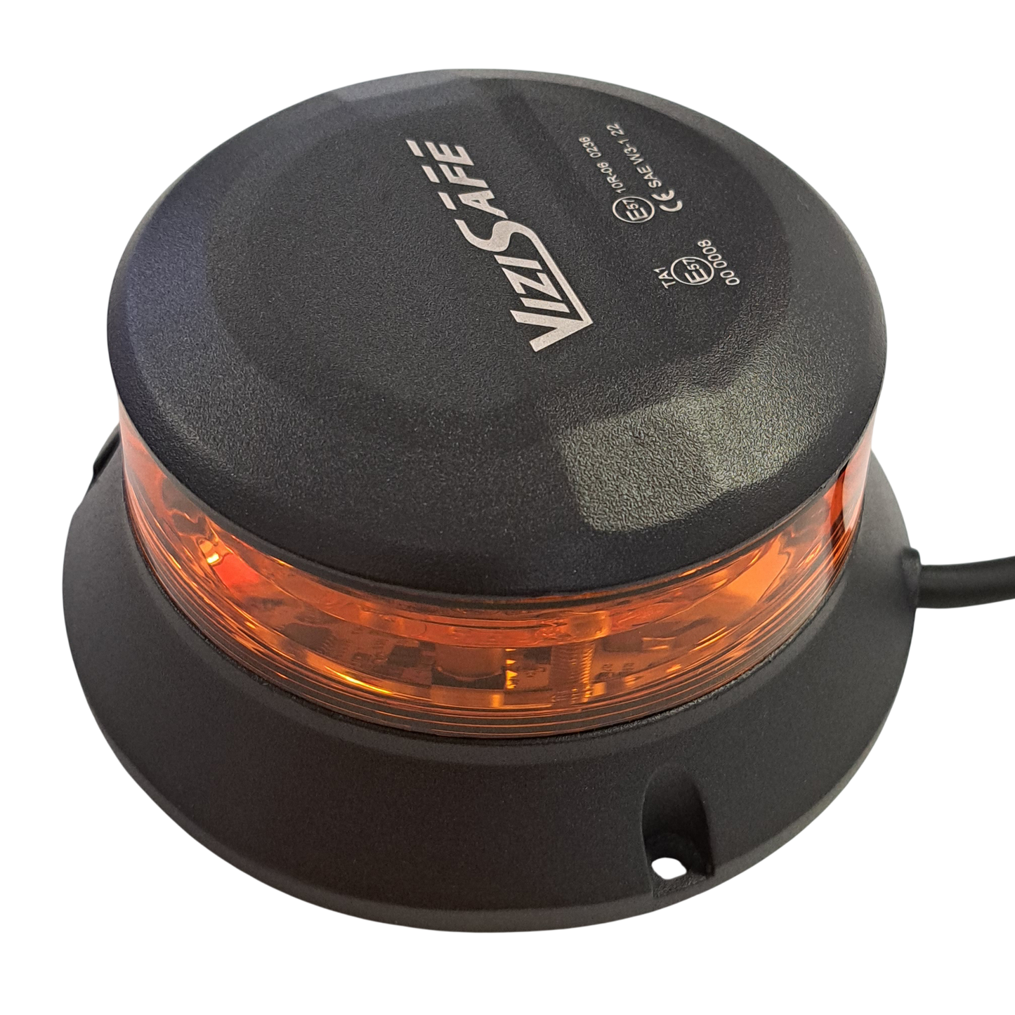 10-30V Amber LED Heavy Duty Beacon Magnet Mount