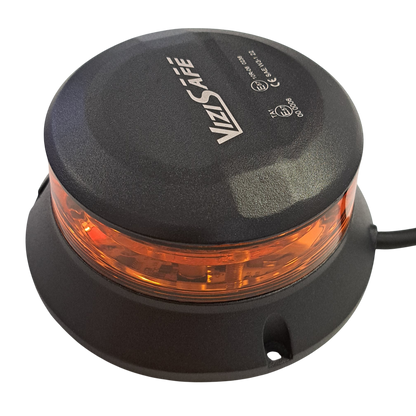 10-30V Amber LED Heavy Duty Beacon Magnet Mount
