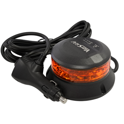 10-30V Amber LED Heavy Duty Beacon Magnet Mount