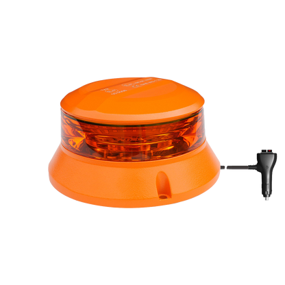 10-30V Amber LED Heavy Duty Beacon Magnet Mount