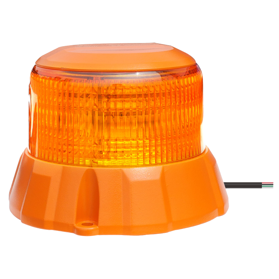 10-30V Amber LED Heavy Duty Beacon Stud Mount