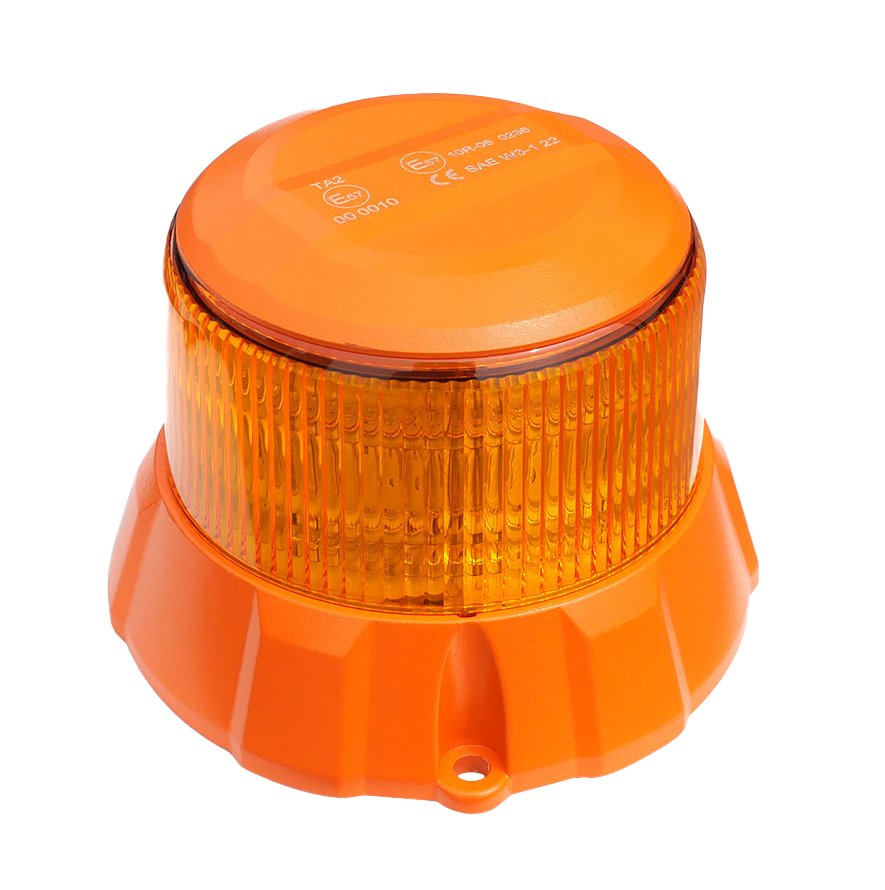 10-30V Amber LED Heavy Duty Beacon Stud Mount